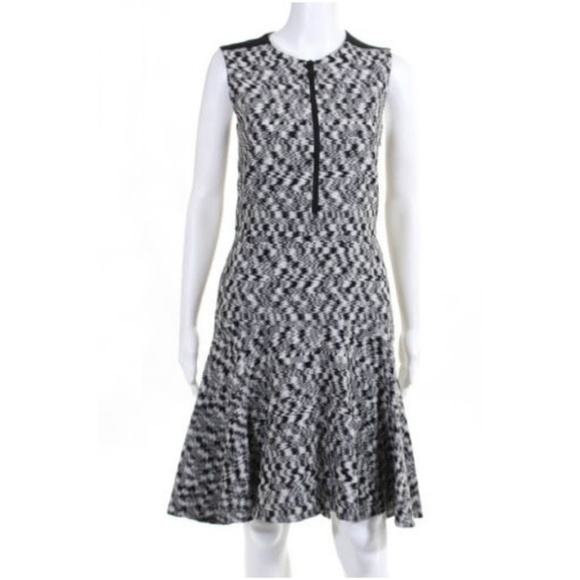 AKRIS PUNTO Fit & Flare Zip Front Sleeveless Dress Size 10 MSRP $995 - Picture 1 of 8
